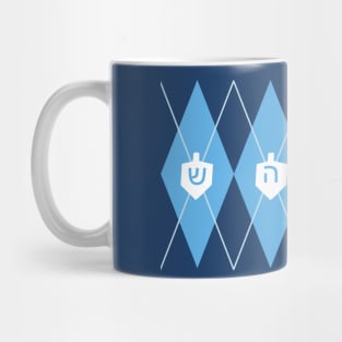 Argyle Dreidels Mug